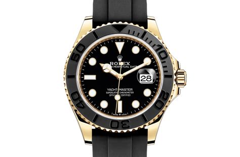 rolex men's yacht-master rubber black dial watch m226658-0001|rolex yacht master 42 bracelet.